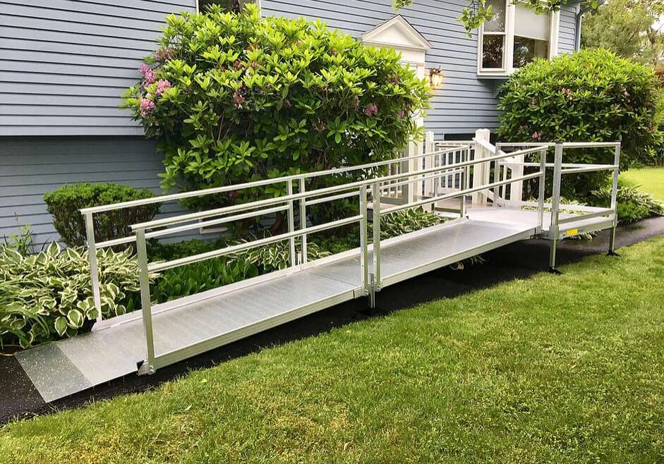 Ramp in front of house